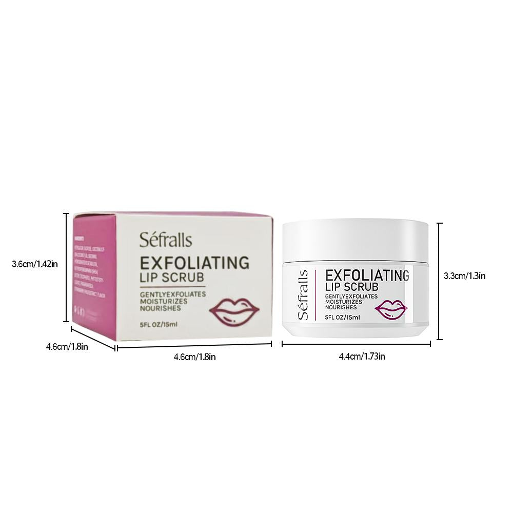 Séfralls Exfoliating Lip Scrub - Moisturizing & Nourishing (15ml)