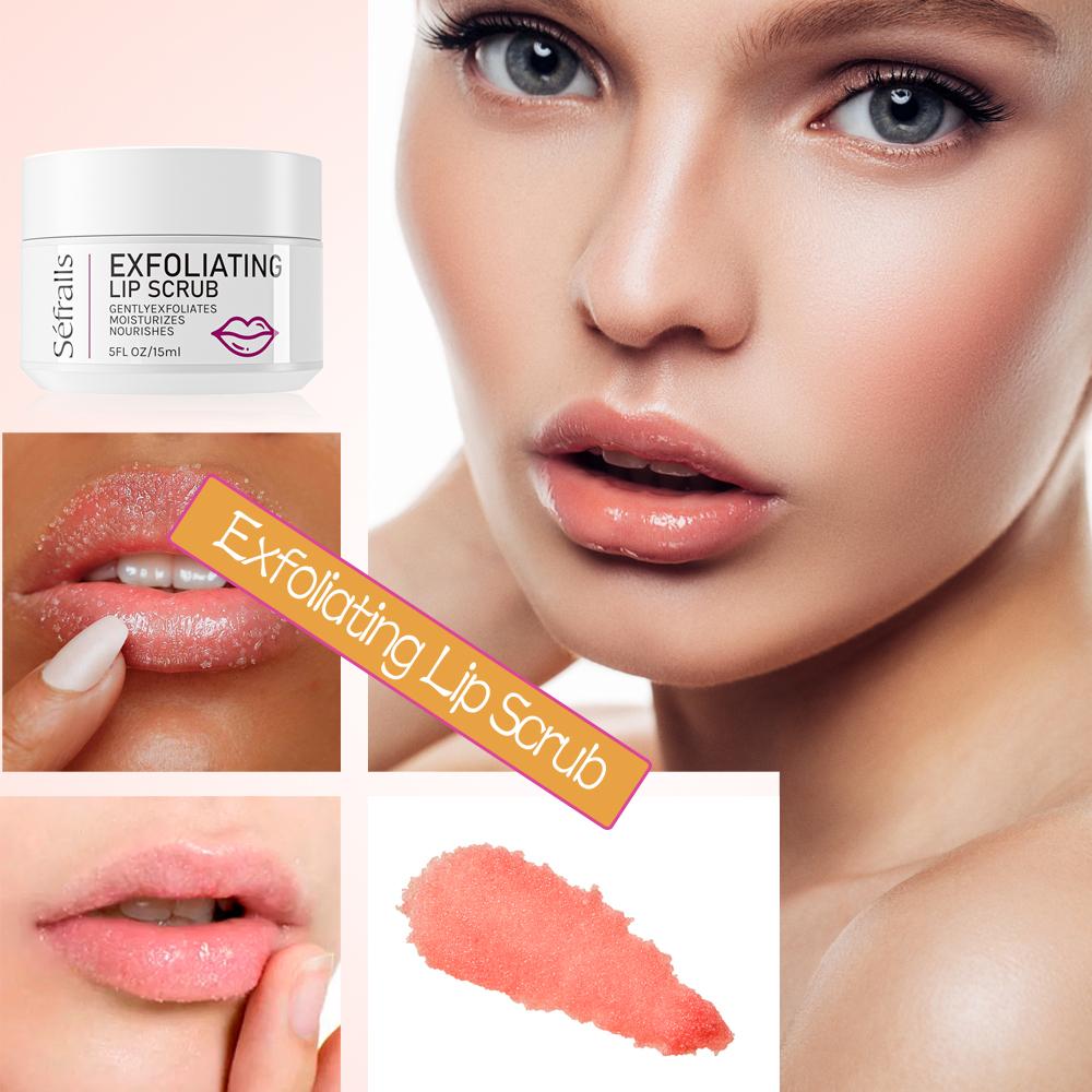 Séfralls Exfoliating Lip Scrub - Moisturizing & Nourishing (15ml)