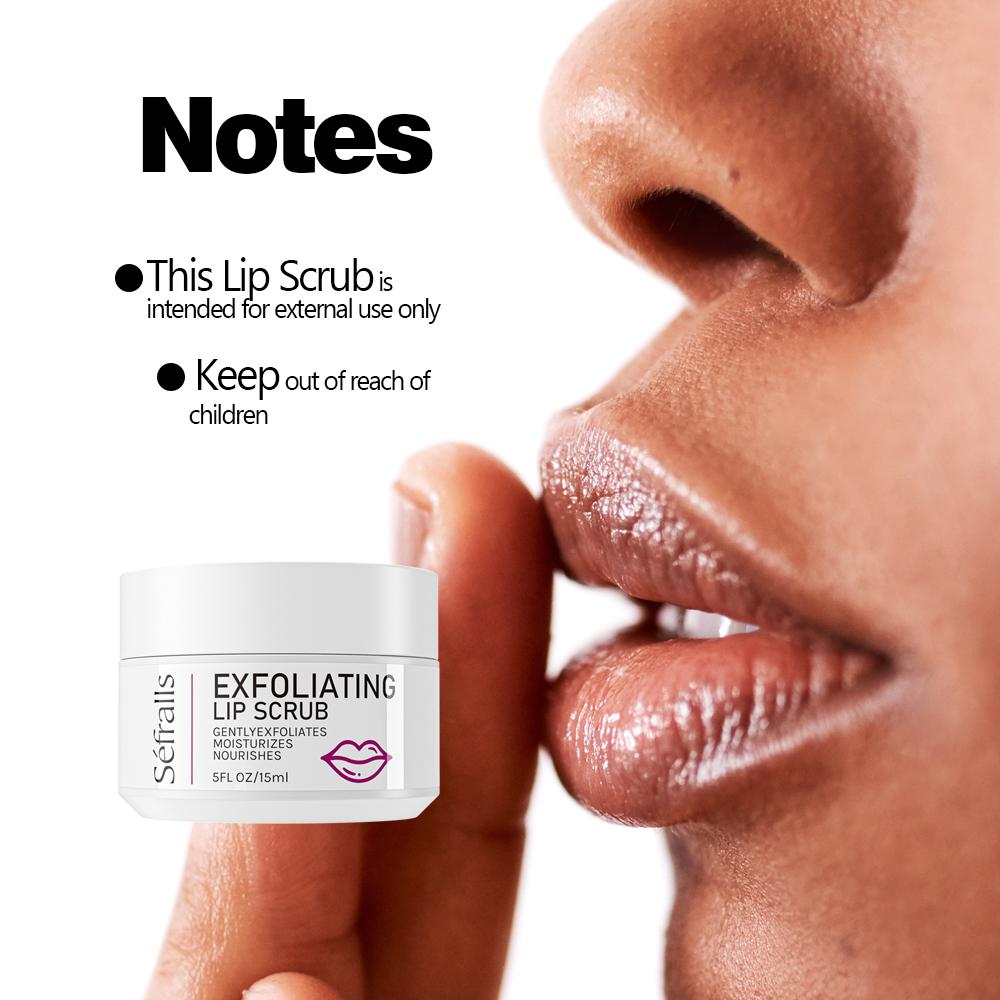 Séfralls Exfoliating Lip Scrub - Moisturizing & Nourishing (15ml)
