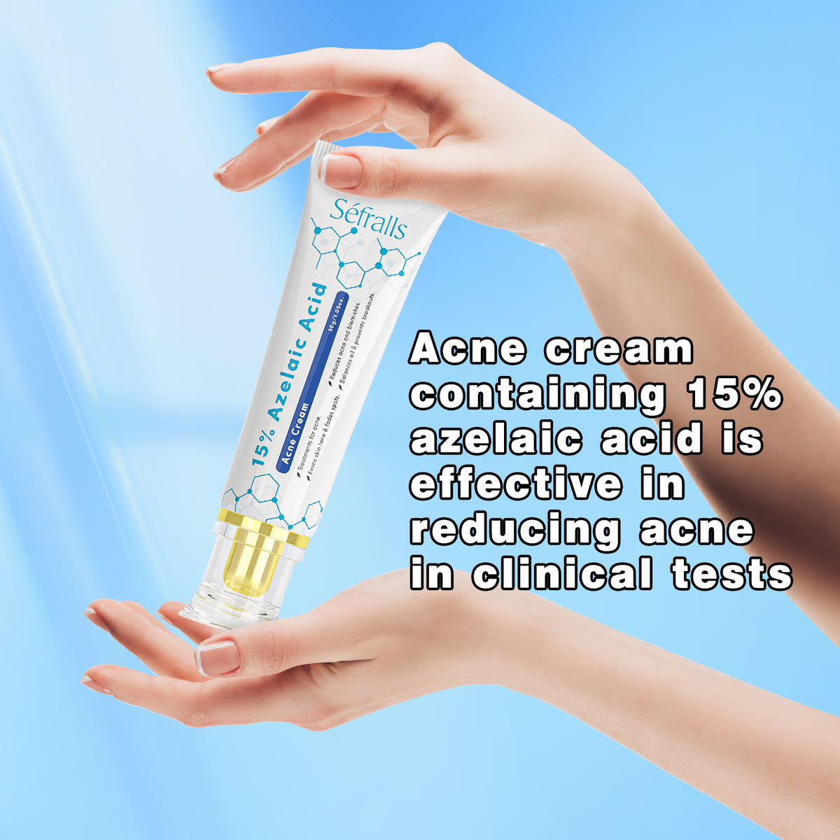 Séfralls 15% Azelaic Acid Acne Cream - Dark Spot Remover (30g)